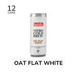 Nitro Coffee Cans - Oat Flat White - 12 x 250ml